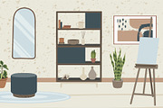 LIVING ROOM INTERIOR CREATOR & decor, an Animal Illustration by Alina Mubarak (Thumbnail 7 of 7)