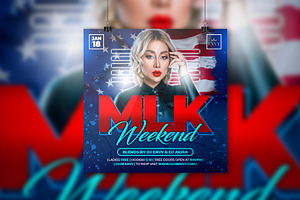 MLK Weekend Party Flyer