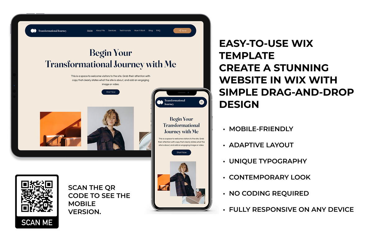 Landing Page Template for a Coach, a Wix Template by U Design (Photo 6 of 10)