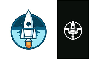 Creative and modern rocket logo, a Branding & Logo Template by jundio studio