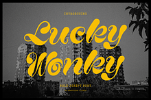 Lucky Wonky | Bold Script Font