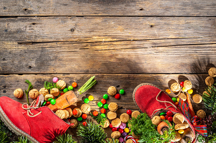 Sinterklaas Christmas holiday background, a Holiday Photo by Rimma