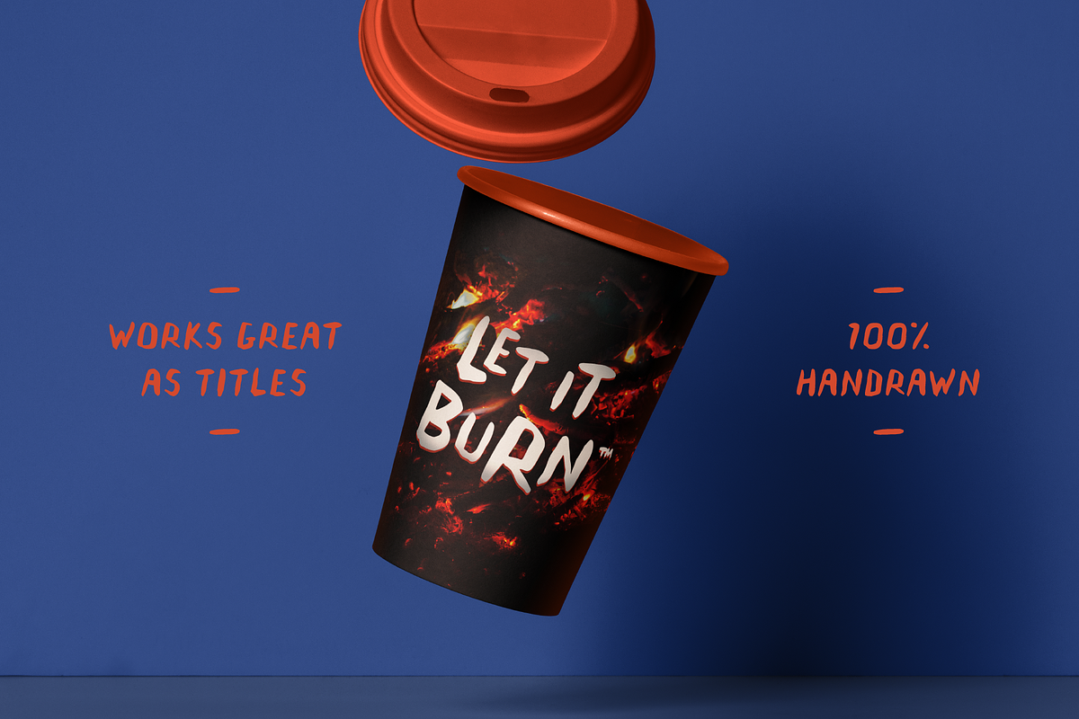 Blaza Display Font preview 8