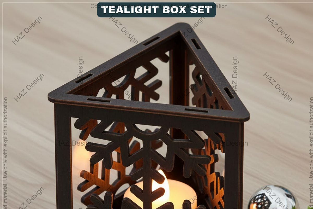 Tealight Holder, Xmas Table Centerpi, a Graphic by AtacanDigital (Photo 5 of 10)