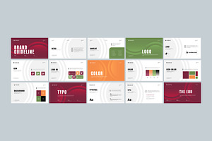 Creative brand guidelines layout