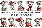 Whimsical Dogs Valentine's Day Clipa, an Illustration by Libby Wishes (Thumbnail 4 of 6)