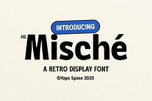 HS Mische - Retro Display Font