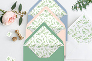 Green Leafy Watercolor Wedding Suite, an Invitation Template by Love Design (Thumbnail 10 of 12)