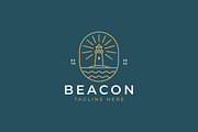 Lighthouse Logo Beacon Harbor, a Branding & Logo Template by Signatoro (Thumbnail 1 of 2)