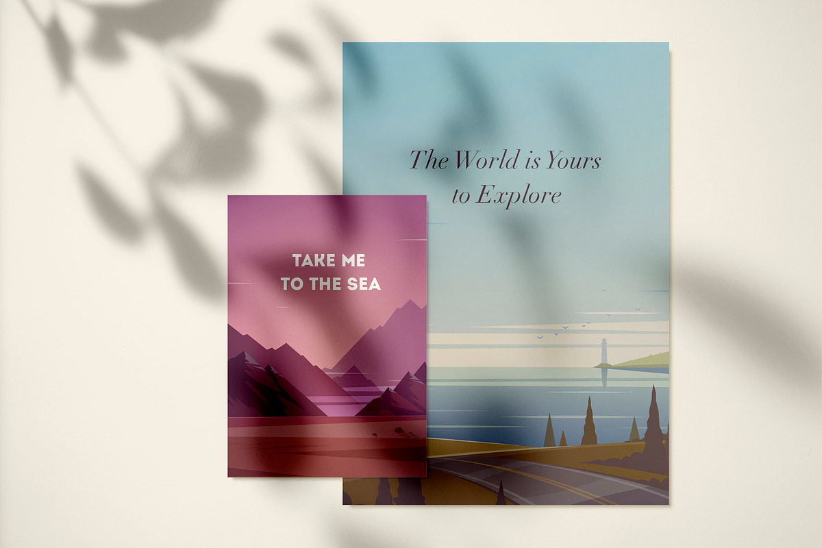 Vector Nature Landscapes, an Illustration by Darumo Shop (Photo 4 of 6)