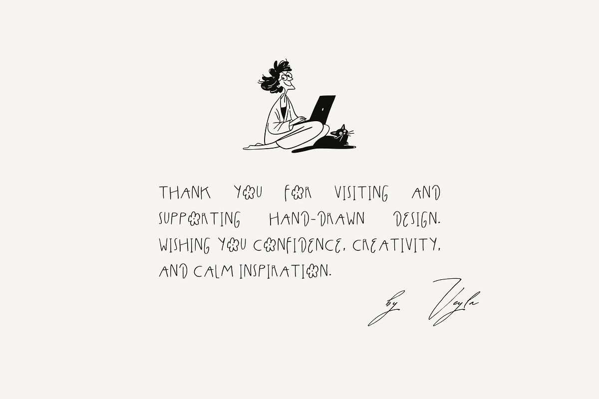 Midlife Women: Hand-Drawn Line Art, a Person Illustration by Veyla (Photo 11 of 11)