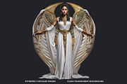 Isis Egyptian goddess clipart set, a Person Illustration by ThatsDesignArt (Thumbnail 3 of 10)