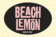 Beach Lemon, a Script Font by FreshTypeINK (Thumbnail 1 of 7)