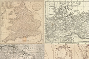 Antique Maps - Set 02, a Texture Graphic by Gwenhw (Thumbnail 2 of 2)