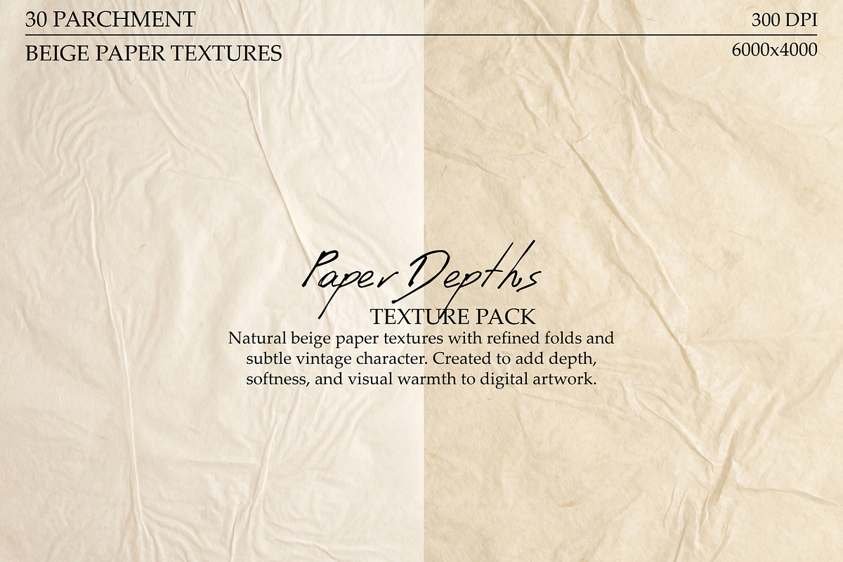 30 Beige Parchment Paper Textures, a Texture Graphic by DreamoraArt (Photo 6 of 14)