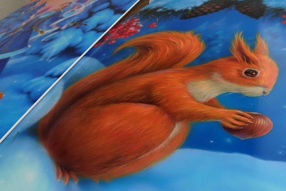Winter Holidays Greeting Art Set, an Illustration by Eldar Zakirov's (Photo 10 of 12)