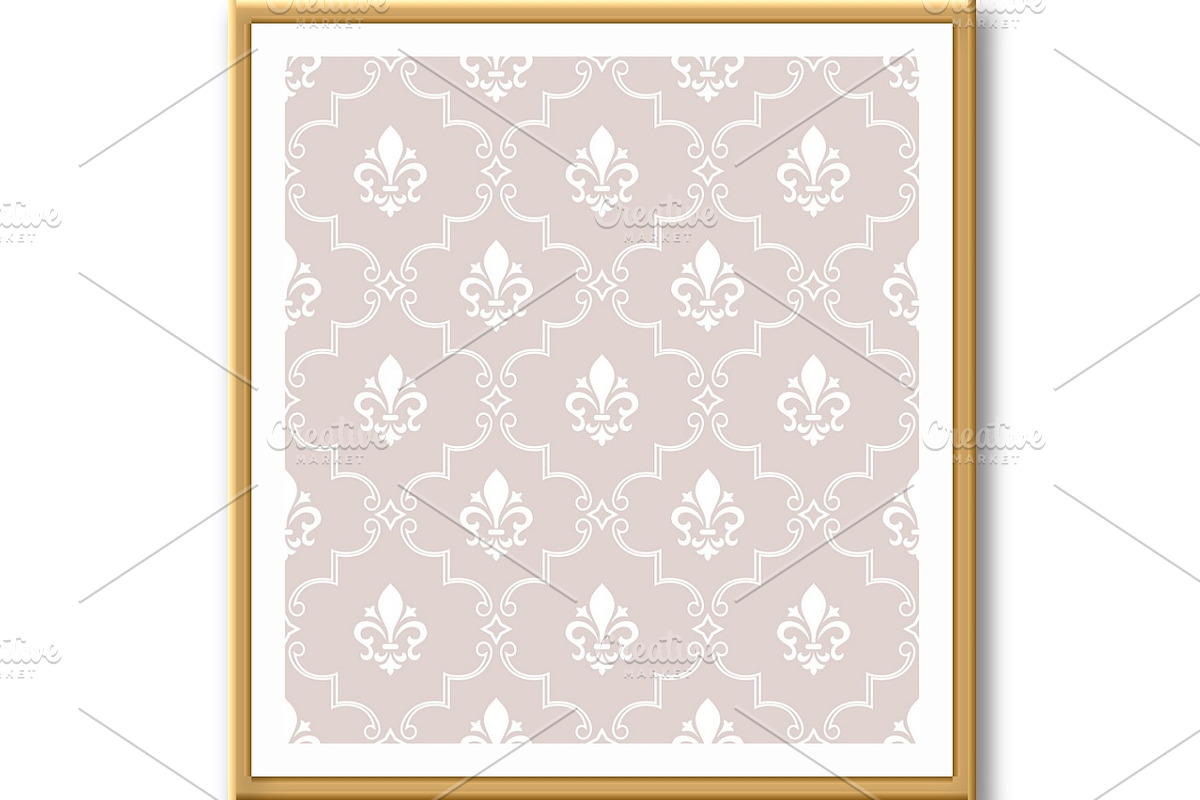 Geometric seamless floral pattern, a Pattern Graphic by RODINA (Photo 2 of 3)