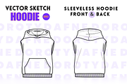 Sleeveless Hoodie, an Apparel Mockup by Doroty Dafne Designs (Thumbnail 2 of 7)