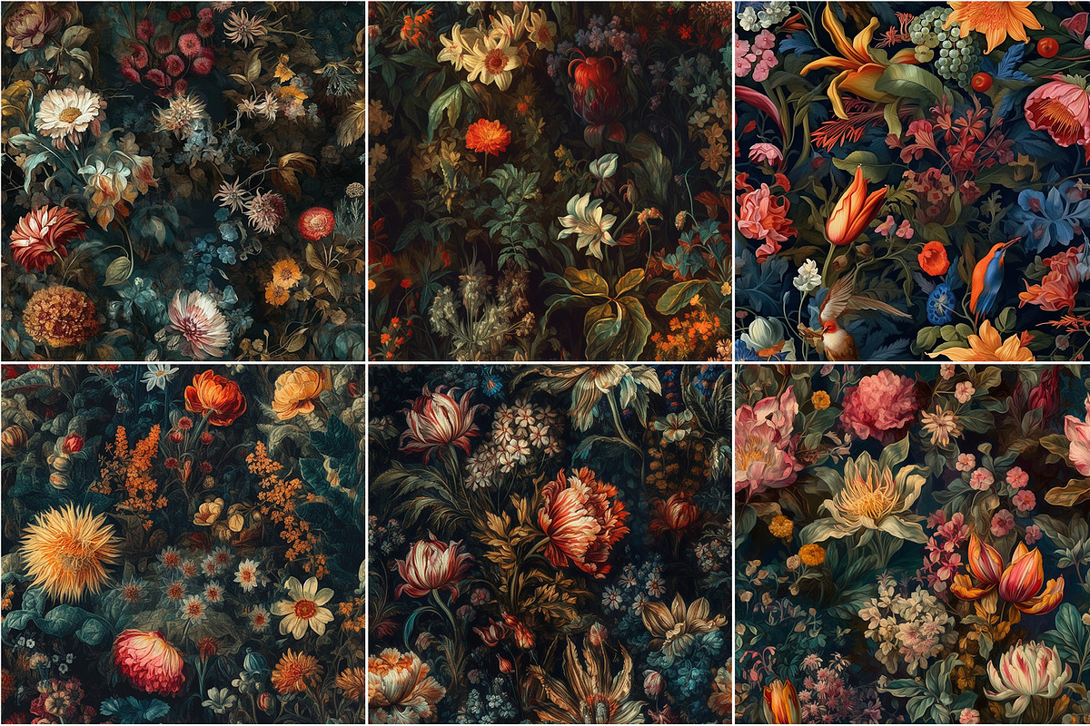 Dhalia - Seamless Flower Art, a Pattern Graphic by Pixel Perfect Patterns (Photo 10 of 10)