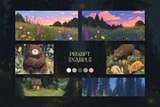 Crayon Illustration MidJourney Style, a Decorative Illustration by Artimind Studio (Thumbnail 5 of 10)
