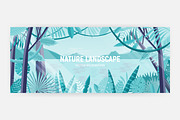 Nature landscape background, a Decorative Illustration by Good Studio (Thumbnail 2 of 4)