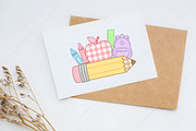 Preppy Back To School PNG, a Seasonal Illustration by Canvas Craft (Thumbnail 5 of 5)