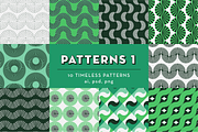PATTERNS BUNDLE: 100 Geo Patterns, a Pattern Graphic by kloroform (Thumbnail 5 of 45)