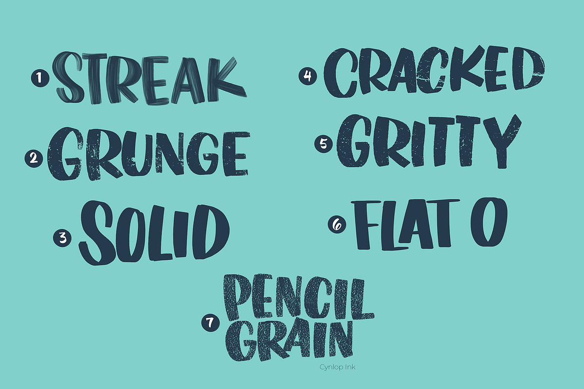 Flat Pack Brushes for Procreate, a Brush Add-On by Cynlop Ink (Photo 2 of 8)
