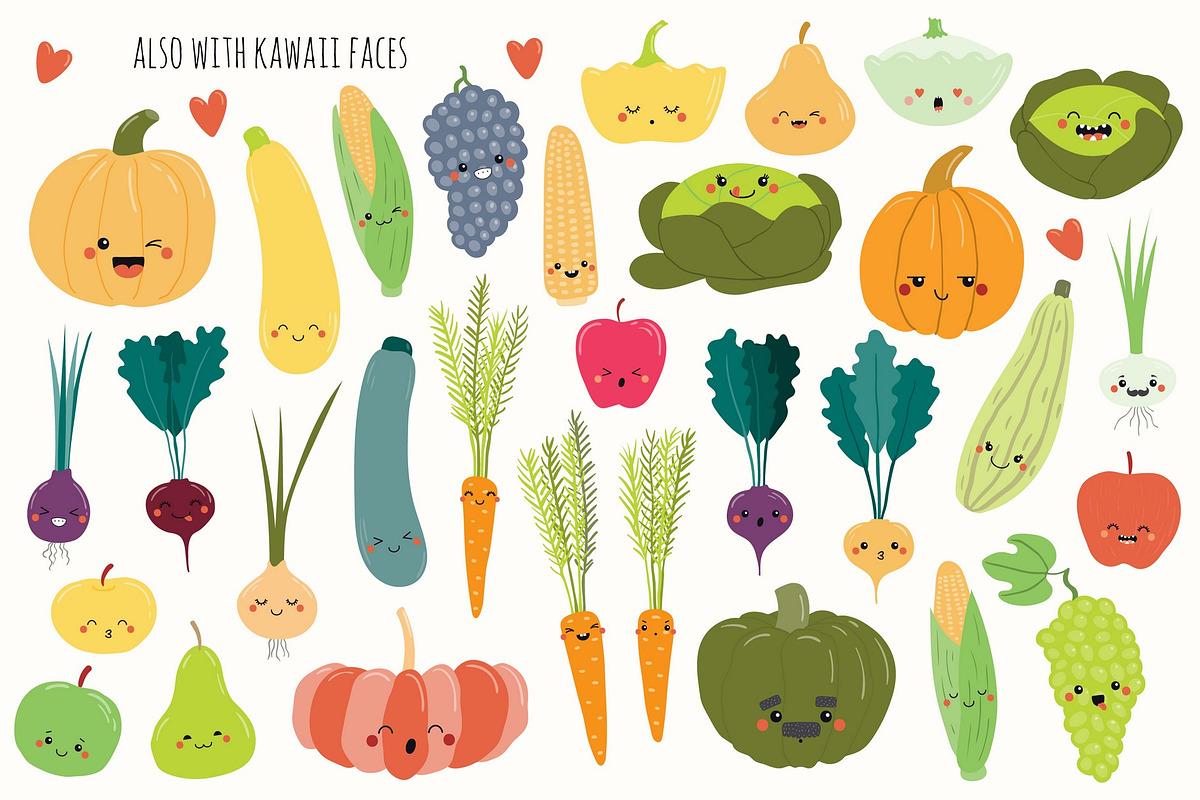 Happy Harvest Vector Illustrations, a Food Illustration by sceptical cactus (Photo 6 of 12)