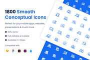 Smooth Conceptual Icons, an Emoji Icon by Brickclay (Thumbnail 1 of 12)