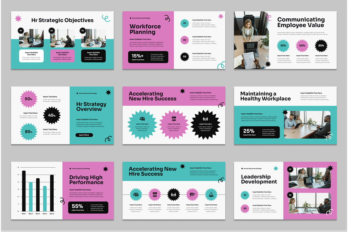 Human Resources Strategy Glides, a Presentation Template by Sixtemp (Photo 2 of 3)
