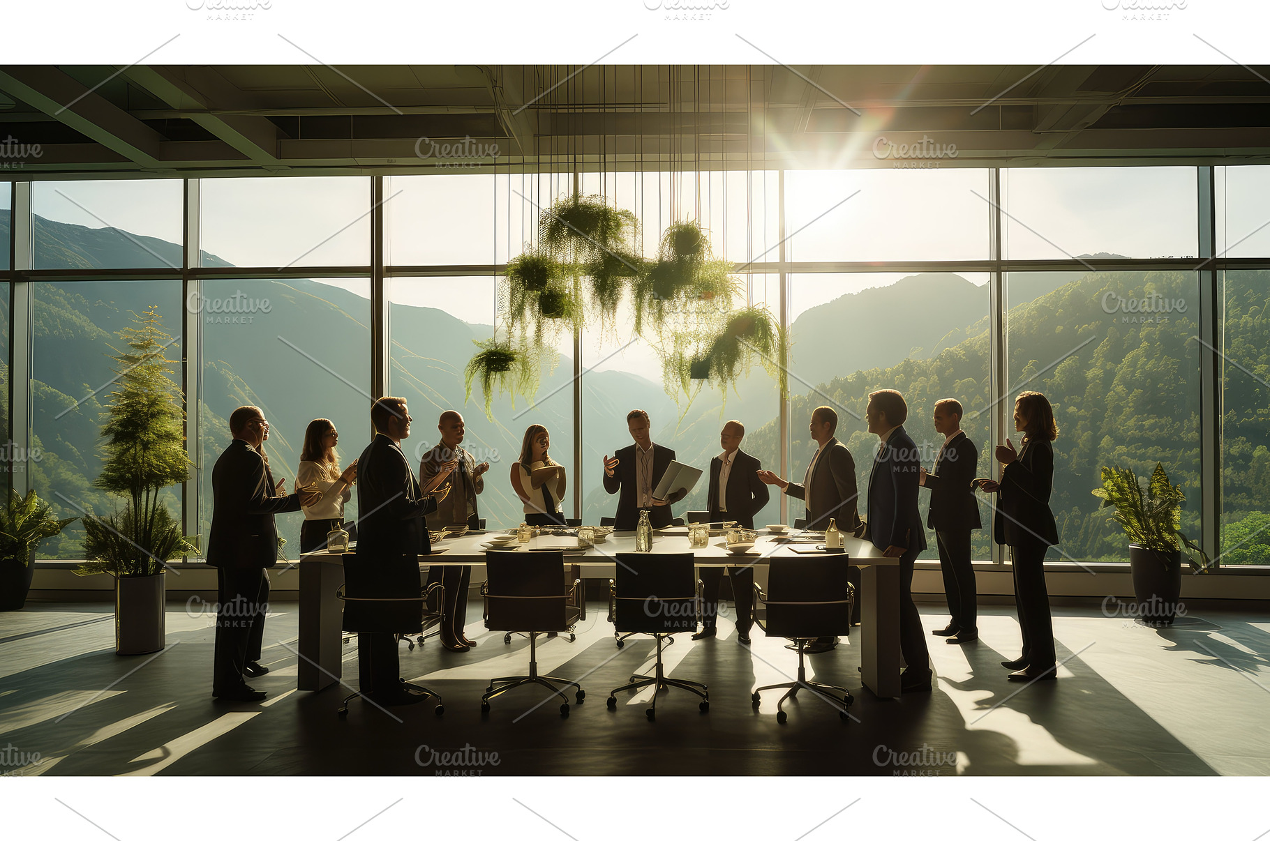 motivation office team building ai, an Architecture Photo by pikepicture