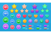 Casual GUI Mobile game UI pack, an Icon by KartInnka (Thumbnail 3 of 24)