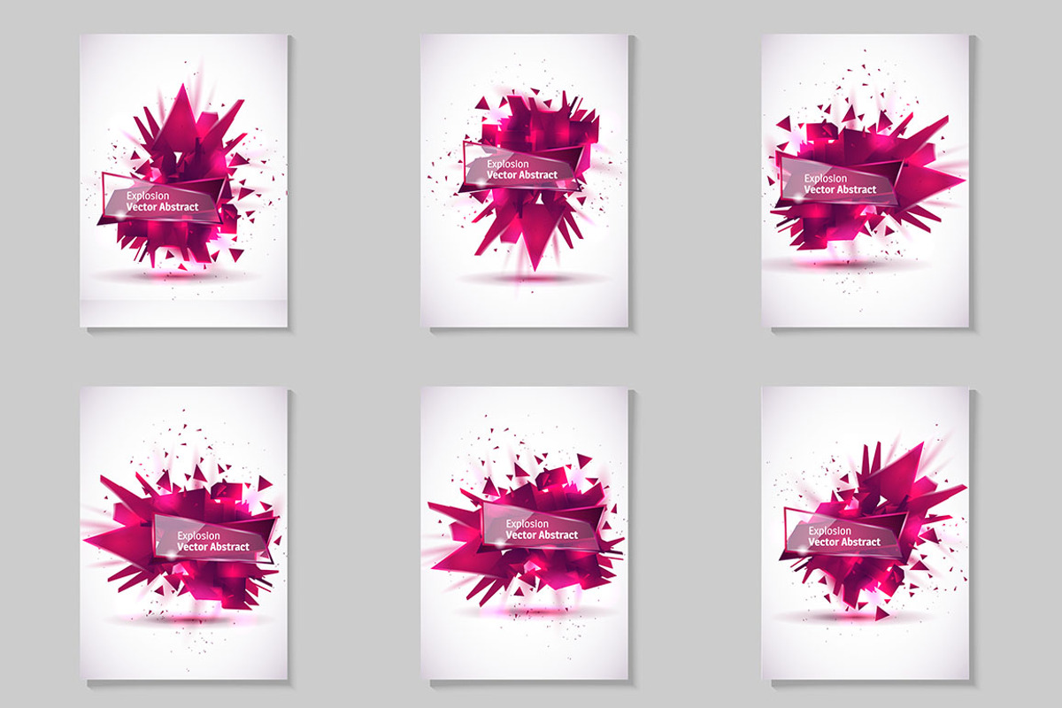 Vector set of abstract objects., an Object Graphic by Nomber_86 (Photo 5 of 8)