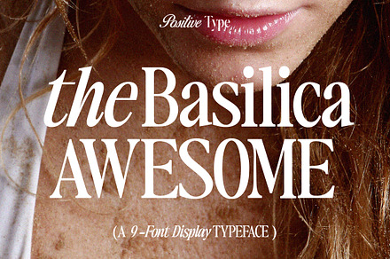 The Basilica Awesome Serif (9 Font), a Serif Font by Positive TypeFoundry