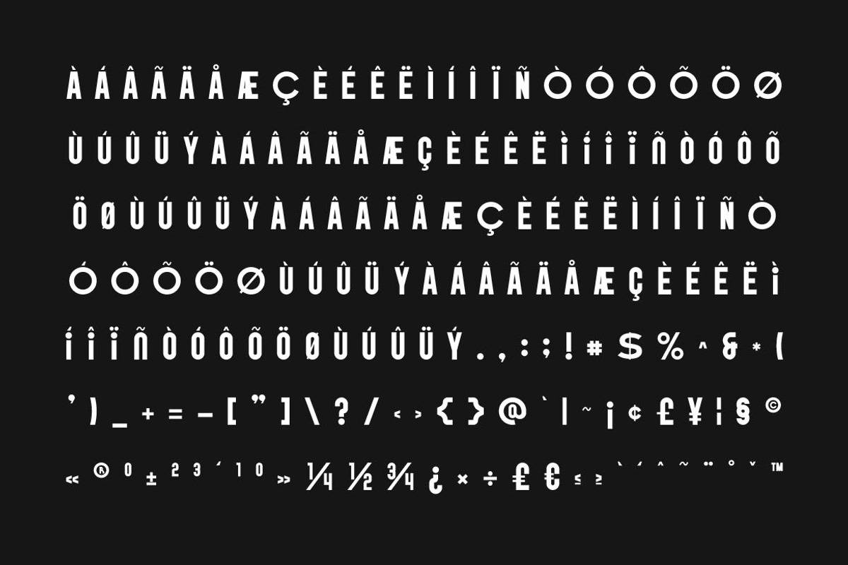 Quory – Retro Condensed Sans Serif, a Sans Serif Font by Artiveko (Photo 3 of 8)