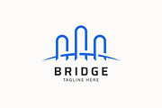 Abstract Linear Bridge Logo Business, a Branding & Logo Template by Signatoro (Thumbnail 1 of 3)