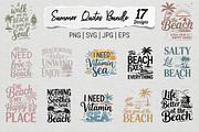 Summer Beach Quotes Bundle, a Photo by Actual Pixel (Thumbnail 1 of 19)