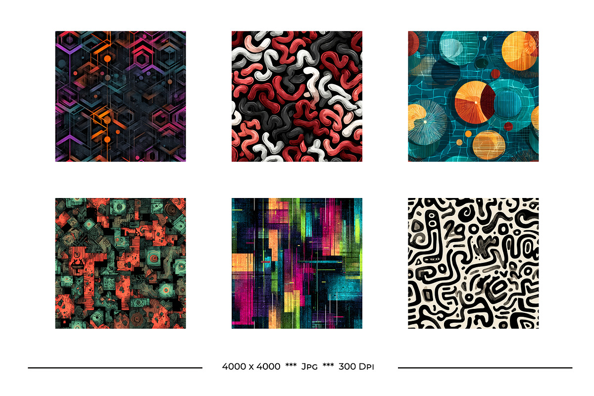Abstract Pattern Bundle, a Pattern Graphic by karenfoleyphoto (Photo 4 of 9)