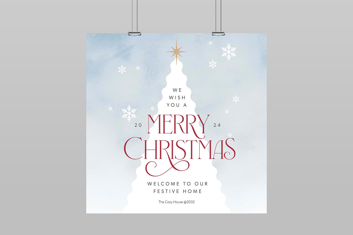 Christmas Winter Wonderland Template, a Poster Template by BrandPacks (Photo 5 of 8)