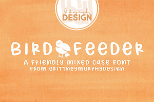 Bird Feeder Font