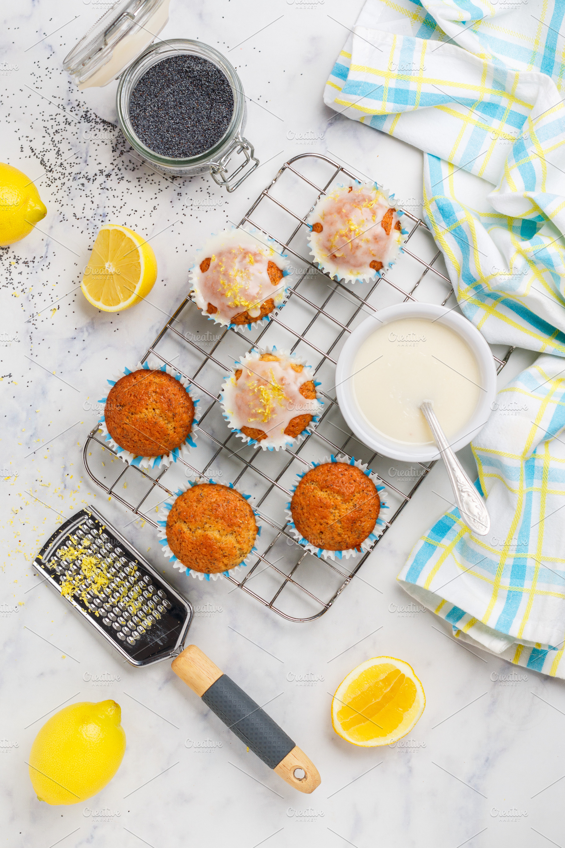 lemon muffins with poppy seeds, a Food & Drink Photo by La_Vanda