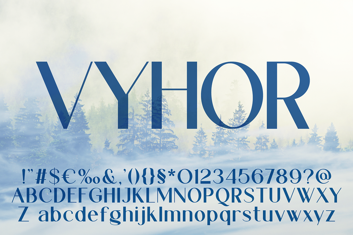 Vyhor font family, a Sans Serif Font by vlad.berla (Photo 2 of 8)
