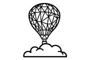Hot Air Balloon Silhouette Bundle, an Object Illustration by Gaye Art (Thumbnail 20 of 31)