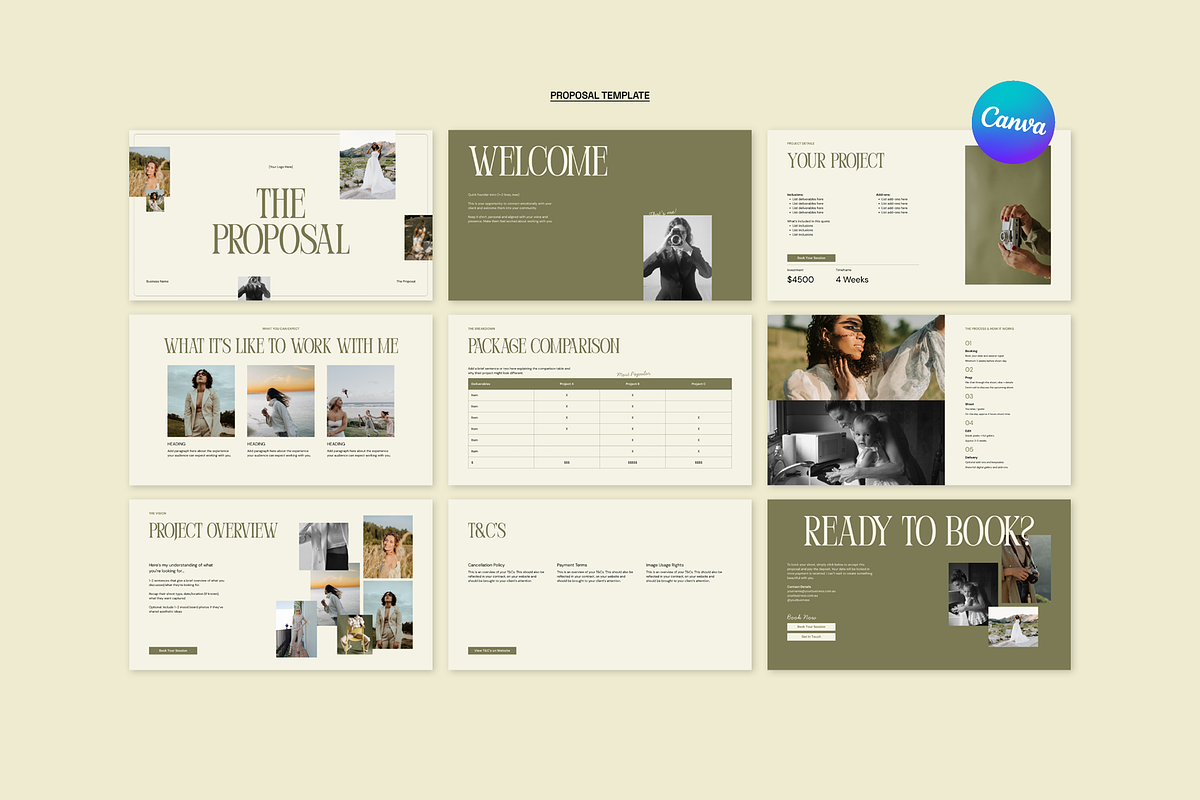 Photographer's Proposal Template, a Marketing Template by Third Ginger Studio (Photo 6 of 8)