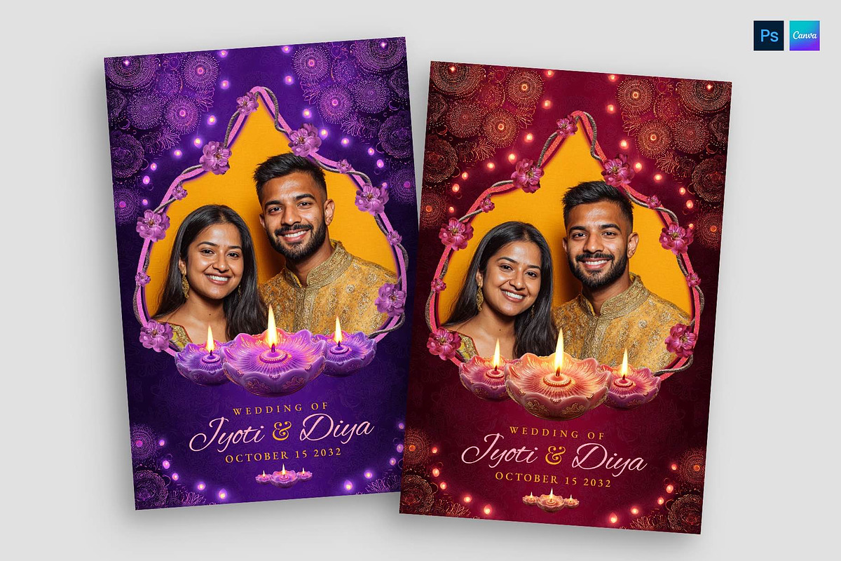 Indian Wedding / Diwali Flyer, a Stationery Template by BrandPacks (Photo 1 of 5)