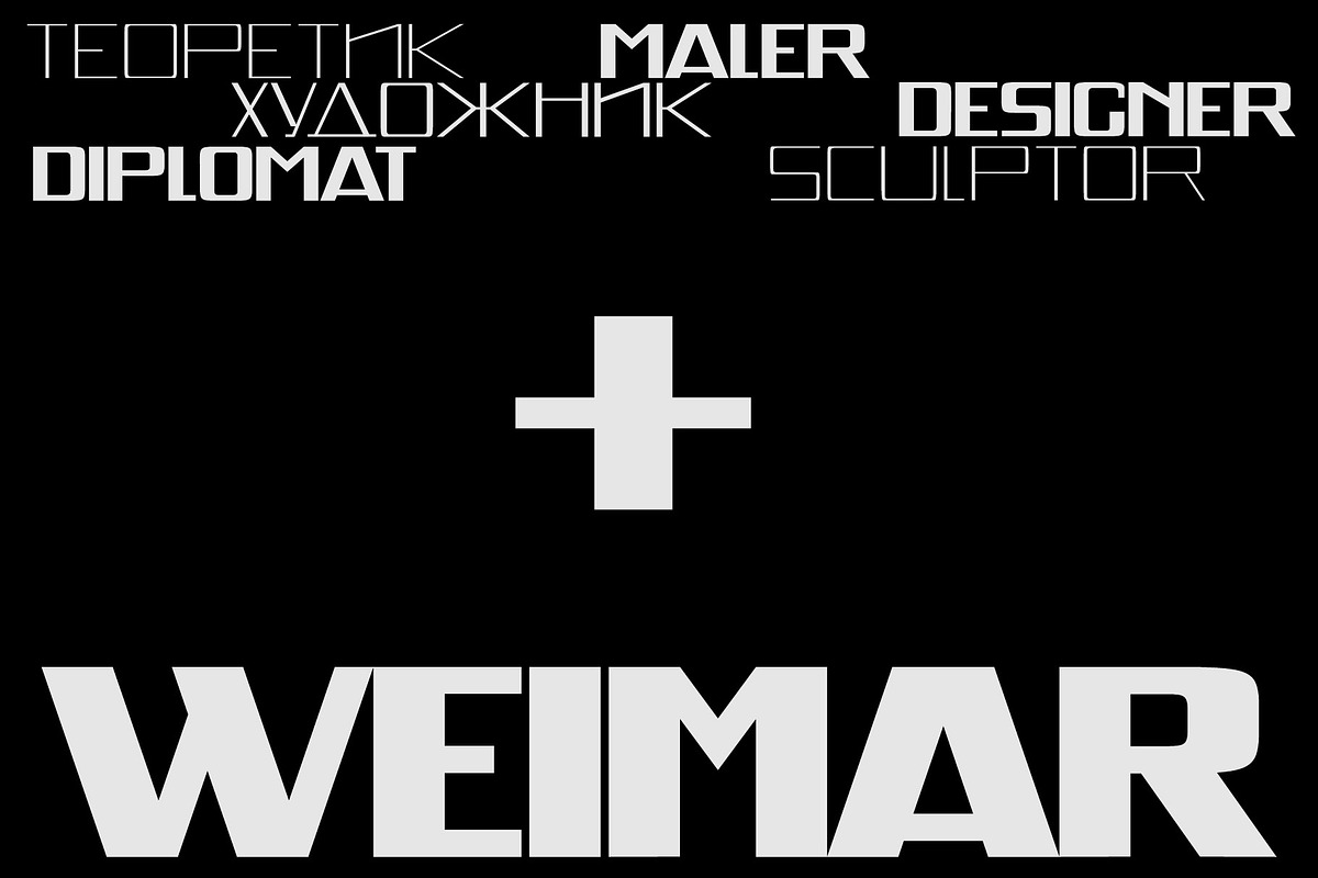 Weimar | Font Family