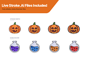 60 Halloween Hand Drawn Style Icons, an Outline Icon by Juicy Icons (Thumbnail 3 of 6)