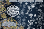 Snowflake Photoshop Brush set, a Brush Add-On by Wonderbox Creative (Thumbnail 9 of 13)
