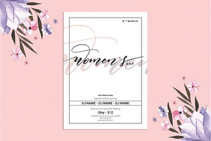Women's Day Invitation Flyer -V03, a Flyer Template by retrographix